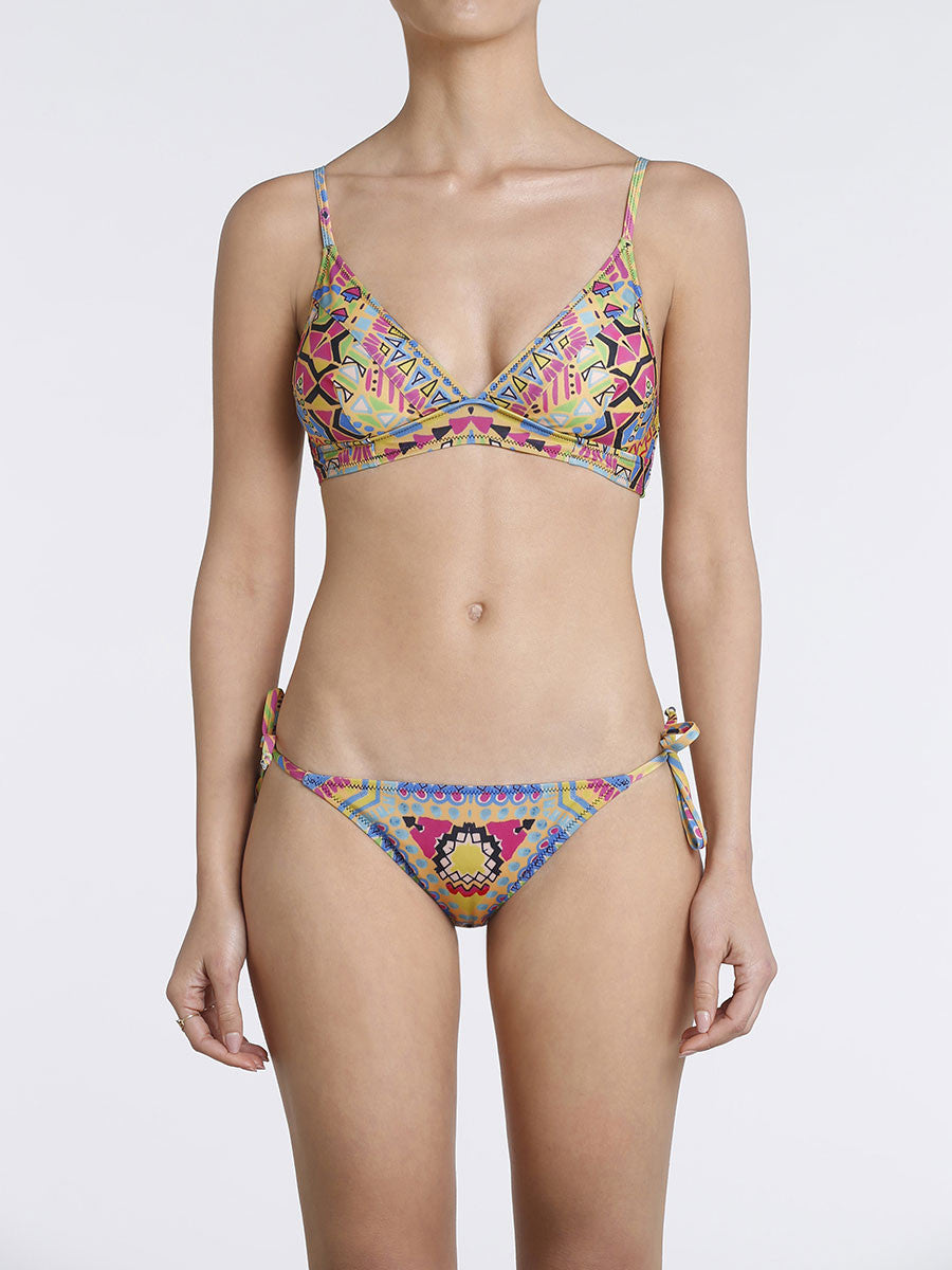 Tribal Wide Triangle Mix Top