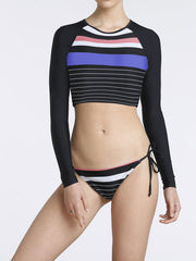 Multi Stripe String Bikini Bottom