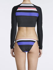 Multi Stripe String Bikini Bottom