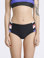 Multi Stripe High Waist Bikini Combo