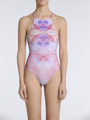 Halter One Piece Waterfall