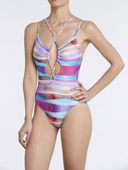 Sunset Cross Front One Piece