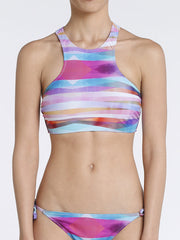 Sunset High Neck Racer Top